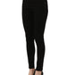 Black Cotton Stretch Skinny Denim Jeans