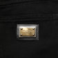 Black Cotton Stretch Straight Denim Jeans