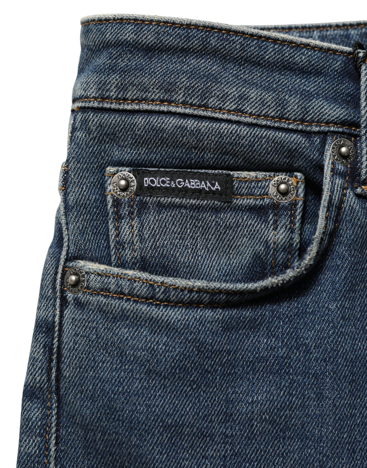 Blue Cotton Stretch Skinny Denim Trouser Jeans