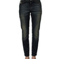 Blue Cotton Stretch Skinny Denim Jeans