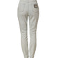 Light Blue Cotton Stretch Skinny Denim Jeans