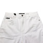 White Cotton Stretch Skinny Denim Jeans