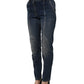 Dark Blue Cotton Stretch Skinny Denim Jeans