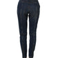 Dark Blue Cotton Stretch Skinny Denim Jeans