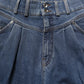 Dark Blue Cotton Stretch Tapered Denim Jeans