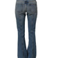 Blue Cotton Boot Cut Denim Trouser Jeans