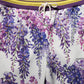 Multicolor Floral Mid Waist Jogger Pants