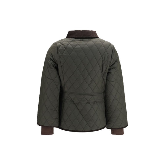 Bicolor Polyamide Full-Length Jacket