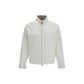 White Cotton Full-Length Jacket
