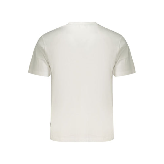 White Cotton Men's T-Shirt