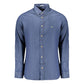 Blue Cotton Men's Shirt