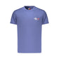 Blue Cotton Men's T-Shirt