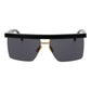 Black Stainless Steel Sunglasses