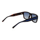 Brown Stainless Steel Sunglasses
