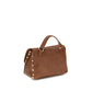 Brown Suede Leather Shoulder Bag