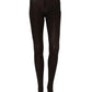 Socks Black Wool Tights Stocking Pantyhose One Size