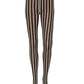Black White Stripes Tights Stocking Pantyhose Socks