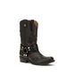 Black Calf Leather Bos Taurus Ankle Boots