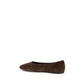 Brown Calf Leather Bos Taurus Ballet Flats