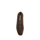 Brown Calf Leather Bos Taurus Ballet Flats