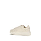 White Calf Leather Bos Taurus Chunky Sneakers