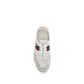 White Calf Leather Bos Taurus Low Top Sneakers