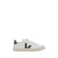 White Calf Leather Bos Taurus Low Top Sneakers