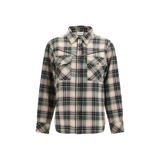 Bicolor Cotton Pattern Shirt