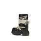 Black Calf Leather Bos Taurus Lace-Up Boots