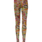Multicolor Floral Print Tights Stockings Socks