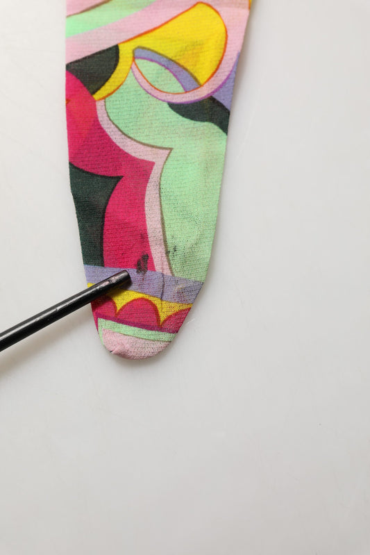 Multicolor Floral Print Tights Stockings Socks