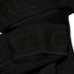 Black 100% Nylon Thigh High Stockings Socks