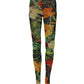Black Floral Print Tights Sheer Stockings Socks