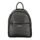 Black Polyurethane Women's Backpack