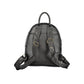 Black Polyurethane Women's Backpack