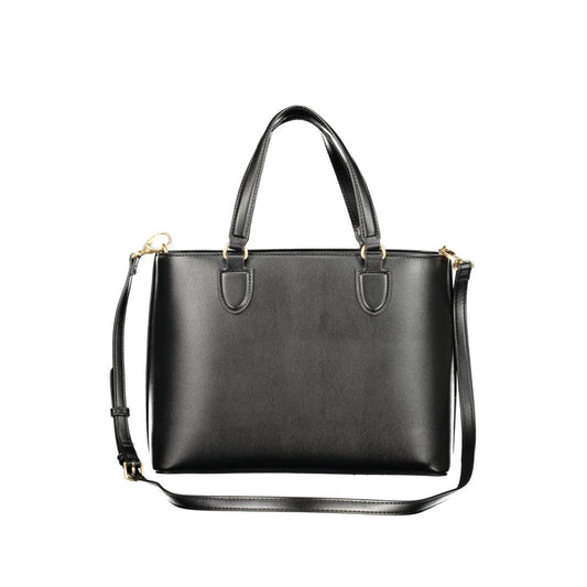 Black Polyurethane Women's Bag