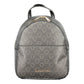 Black Polyurethane Women's Backpack