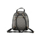 Black Polyurethane Women's Backpack