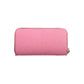 Pink Polyurethane Women's Wallet