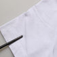 White Cotton Rose Patch Crew Neck T-shirt