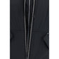 Black Nylon Full-Length Jacket