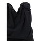 Black Wool Oves Aries Cocktail Dress