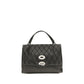 Black Calf Leather Bos Taurus Handbag