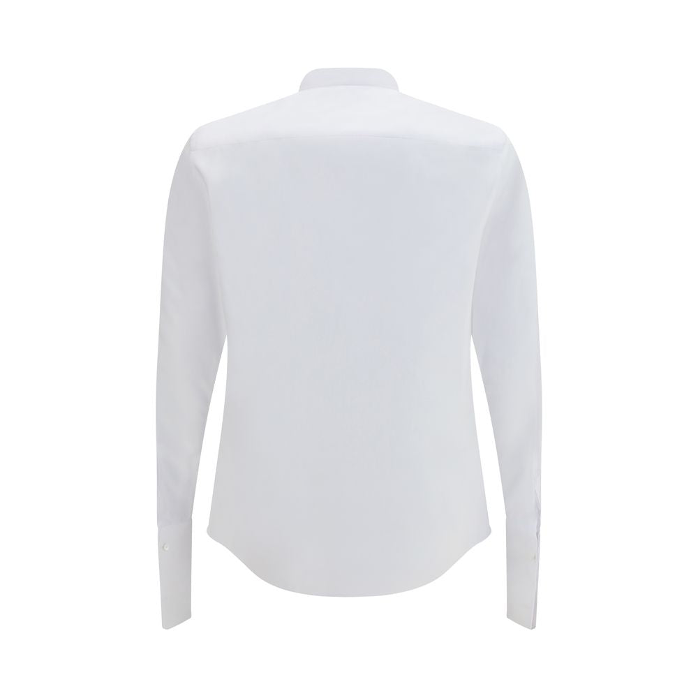 White Cotton Dress Shirt