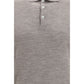 Gray Cashmere Polo Shirt