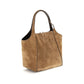 Beige Calf Leather Bos Taurus Backet Bag
