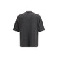 Gray Linen Shortsleeve Shirt