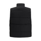 Black Recycled Polyester Sleeveless Jacket