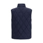 Blue Polyamide Sleeveless Jacket