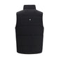 Black Cotton Sleeveless Jacket